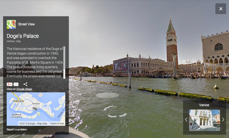Illustration for article titled Tour the Canals of Venice with Google Street View